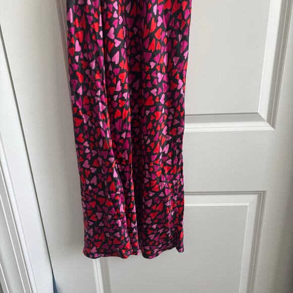 NWT Rumored Sunset Strip Slip Midi Dress S Love struck Valentines Old Hollywood - Picture 11 of 13